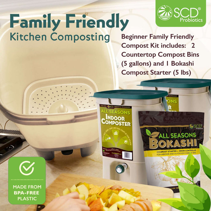 2 composter with bokashi
