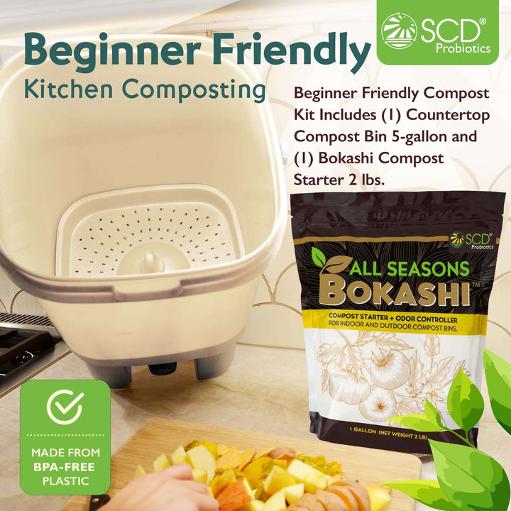 Buy Bokashi compost bucket - Complete starter kit